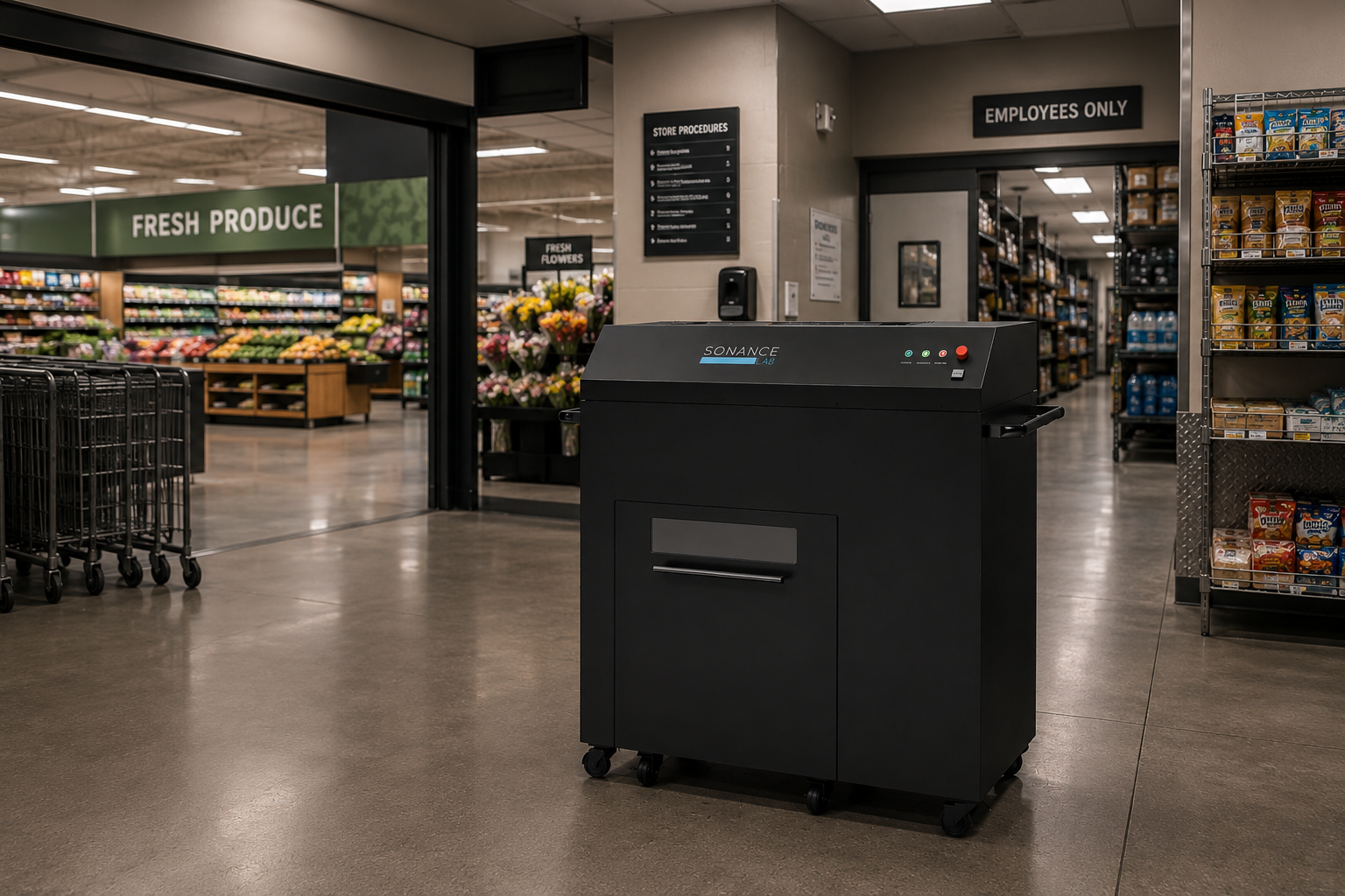CBC Pro Standard in a grocery store back-of-house