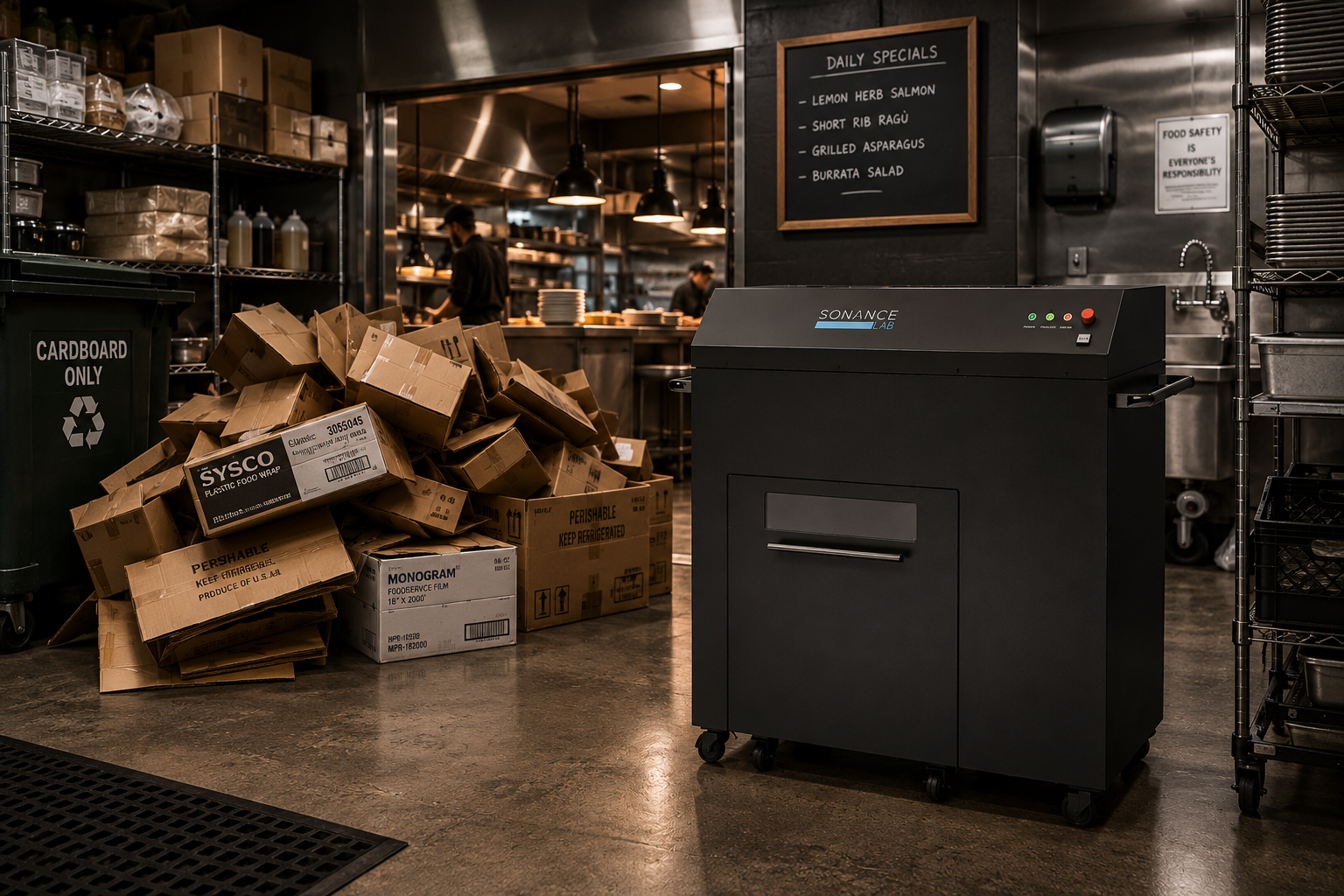 CBC Pro Heavy in a restaurant back-of-house